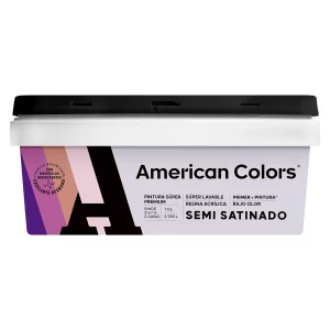 LATEX  SEMI SATINADO ALM 1GL - AMERICAN COLORS