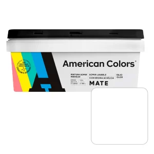 LATEX MATE BLANCO 1GL - AMERICAN COLORS