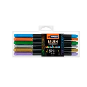 BRUSH MARKER DUO METALI -EST 6