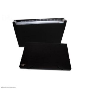 ARCHIVADOR ACORDEON A4 NEGRO ALPHA OFFIC
