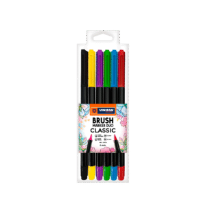 BRUSH MARKER DUO CLASSIC-EST 6