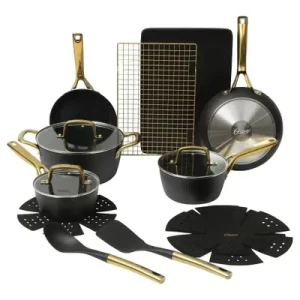 JUEGO DE OLLAS ALUMINIO FORJADO 16 PIEZAS ABBOTTSFORD - OSTER